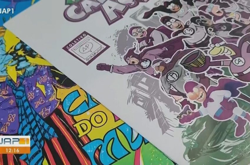  Amapaense expõe obra sobre cultura da Amazônia em evento de quadrinhos do sul do país