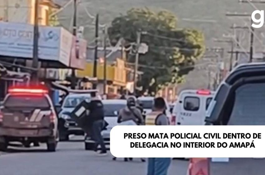  Preso mata policial civil dentro de delegacia em Laranjal do Jari, no AP