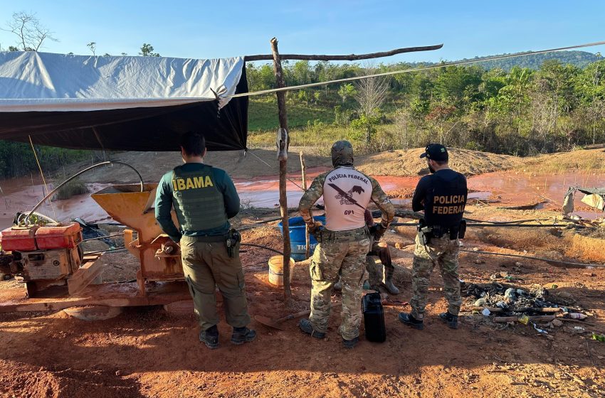  PF destrói maquinário usado em garimpo ilegal no interior do Amapá; VÍDEO