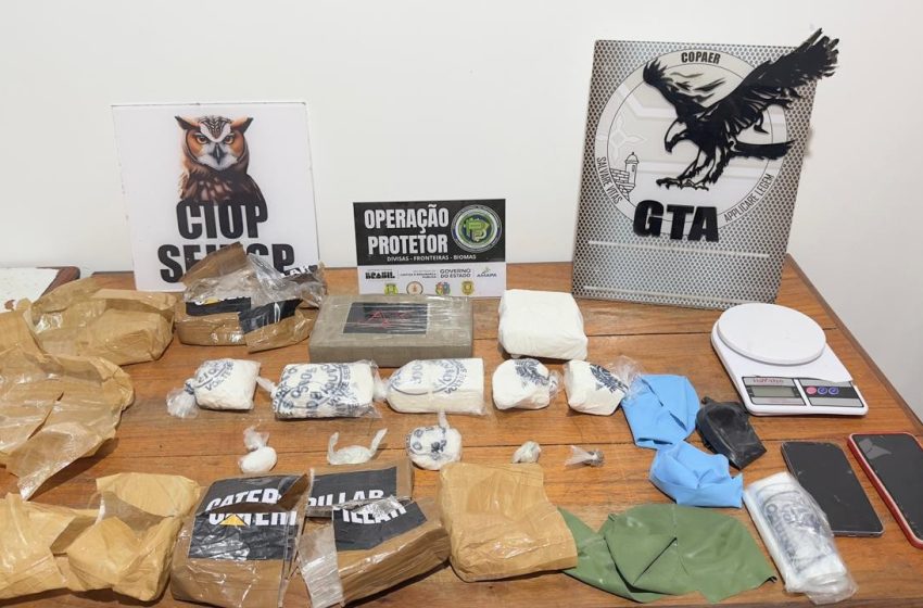  Suspeito é preso em flagrante com cocaína, crack e maconha no habitacional Macapaba, no AP