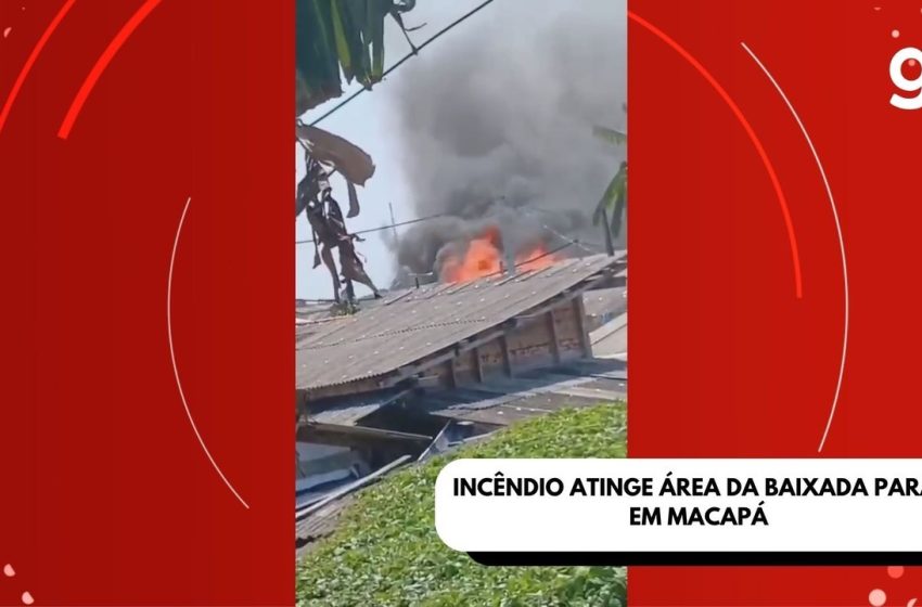 Incêndio atinge casa na Baixada Pará, em Macapá; ninguém ficou ferido