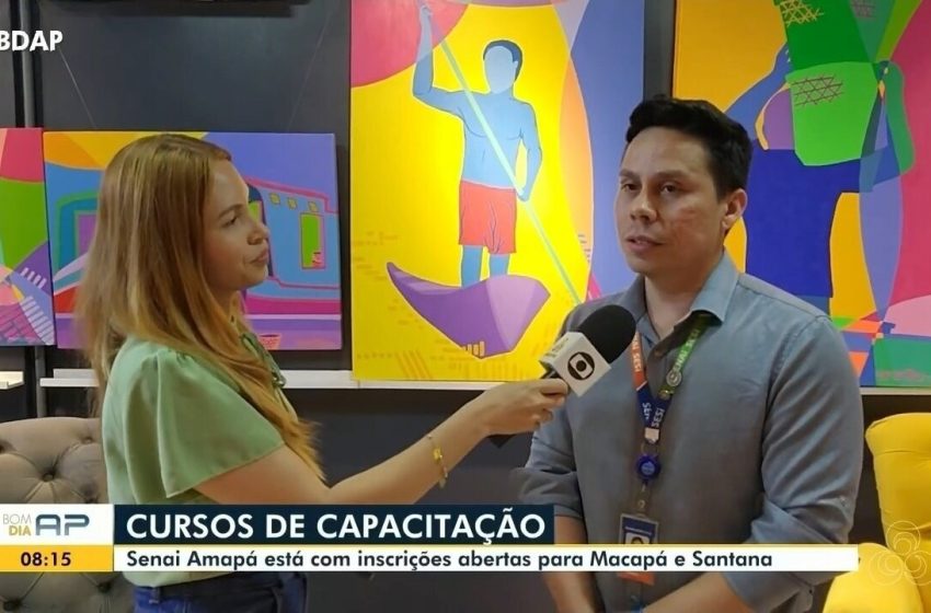  Senai oferta 600 vagas gratuitas em cursos profissionalizantes em Macapá e Santana