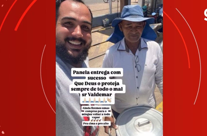  Vendedor do Amapá que teve panela de mingau furtada recebe doações após vídeo viralizar