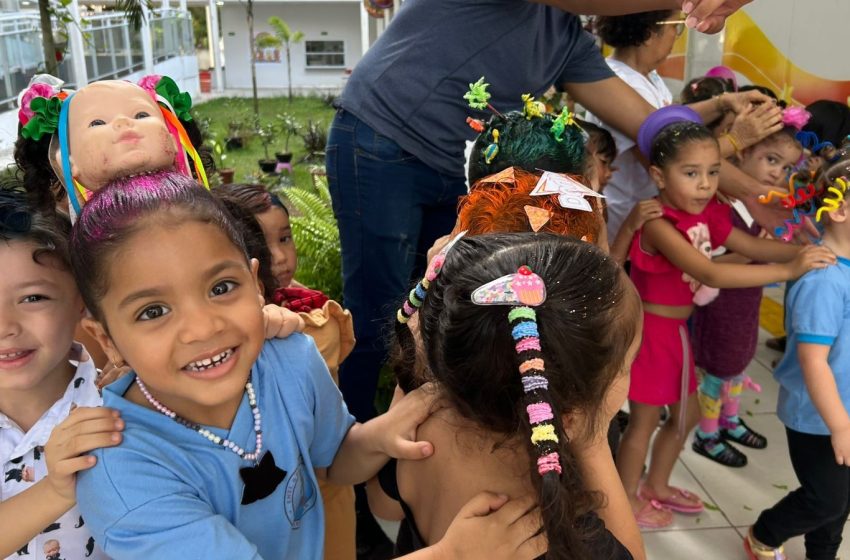  Escola pública do Amapá desafia a criatividade e faz desfile do Cabelo Maluco; veja FOTOS