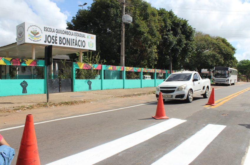  Após acidentes, rodovia do Curiaú recebe nova sinalização para reforçar segurança em Macapá