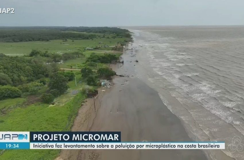  Pesquisadores encontram microplásticos na praia do Goiabal, no litoral do Amapá