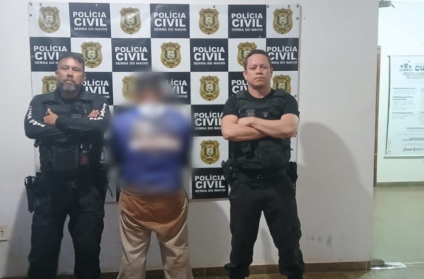  Suspeito de abusar de enteadas adolescentes durante 2 anos é preso em Serra do Navio, no AP