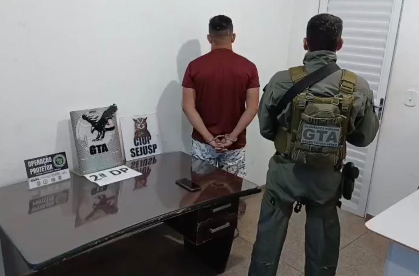  Homem que já havia sido preso com PM é detido novamente por porte ilegal de arma restrita no AP