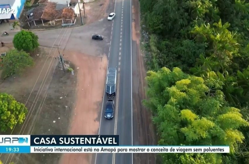  Projeto internacional 'Borboleta Solar' chega ao Amapá com trailer feito de lixo retirado do oceano