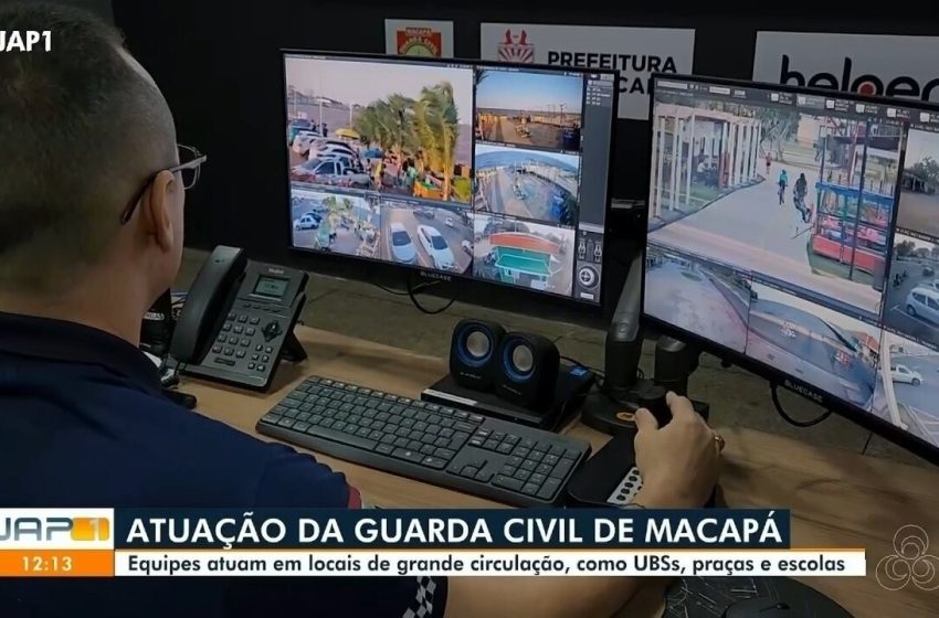  Guardas civis de 4 cidades do Amapá recebem nova tecnologia para combater criminalidade