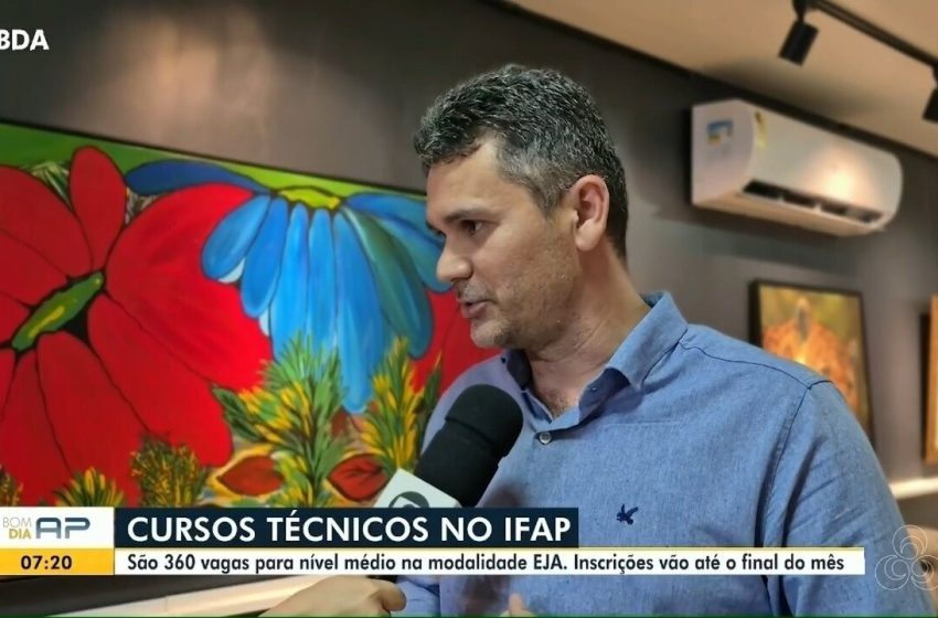  Inscrições para cursos técnicos integrados do Ifap encerram neste domingo (30)