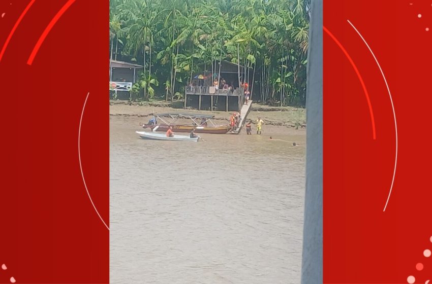  Bombeiros localizam corpo de jovem que desapareceu no rio Amazonas, em Santana