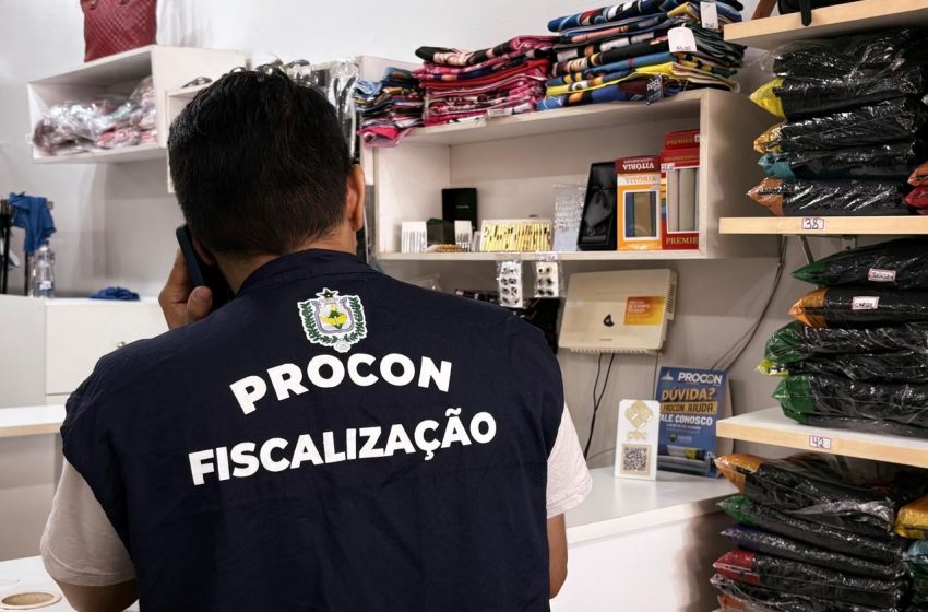 Procon fiscaliza lojas de Macapá e Santana durante semana da Black Friday