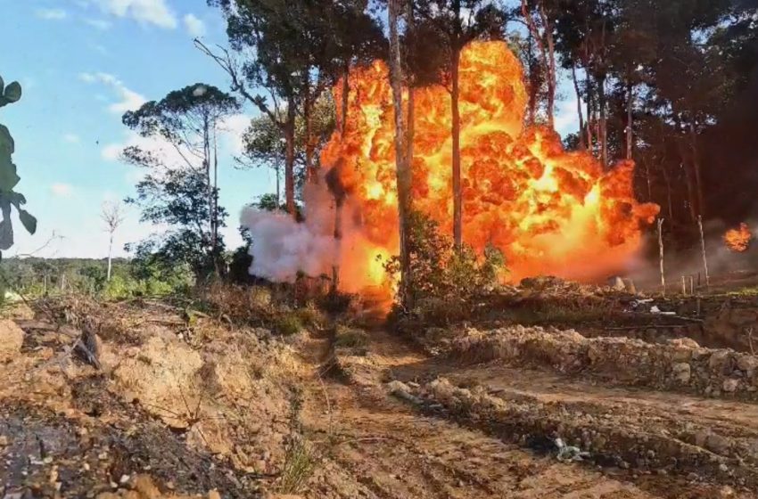 PF desmonta garimpo ilegal no Amapá e destrói equipamentos avaliados em R$ 10 milhões