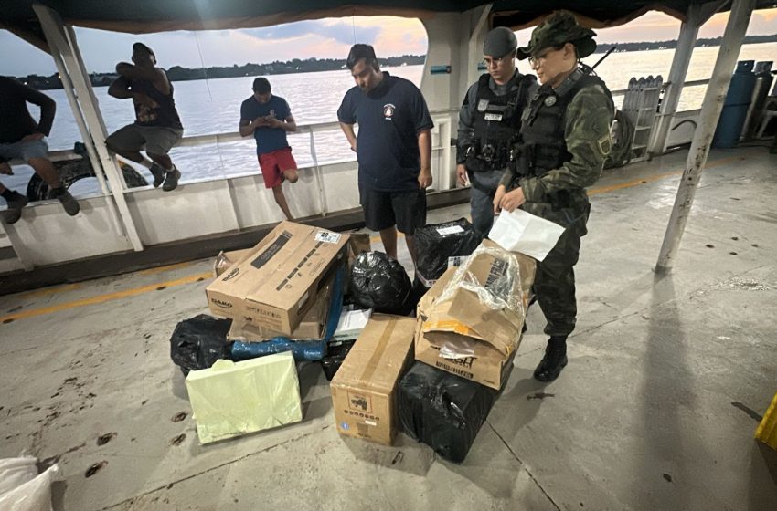  Batalhão ambiental apreende carga irregular de fogos de artifício em porto do Amapá