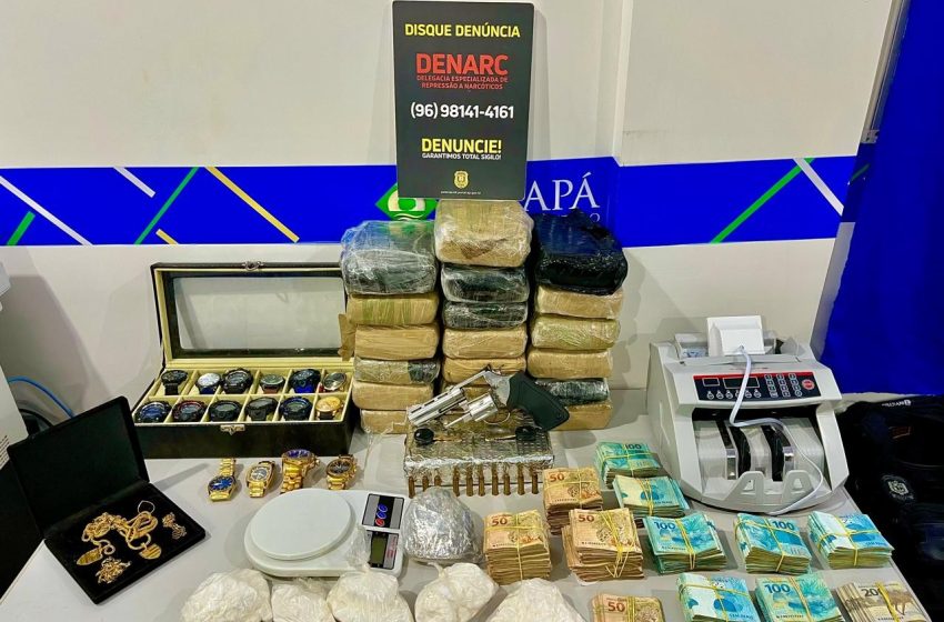  Mais de meia tonelada de drogas foram apreendidas entre junho e dezembro no AP; veja balanço