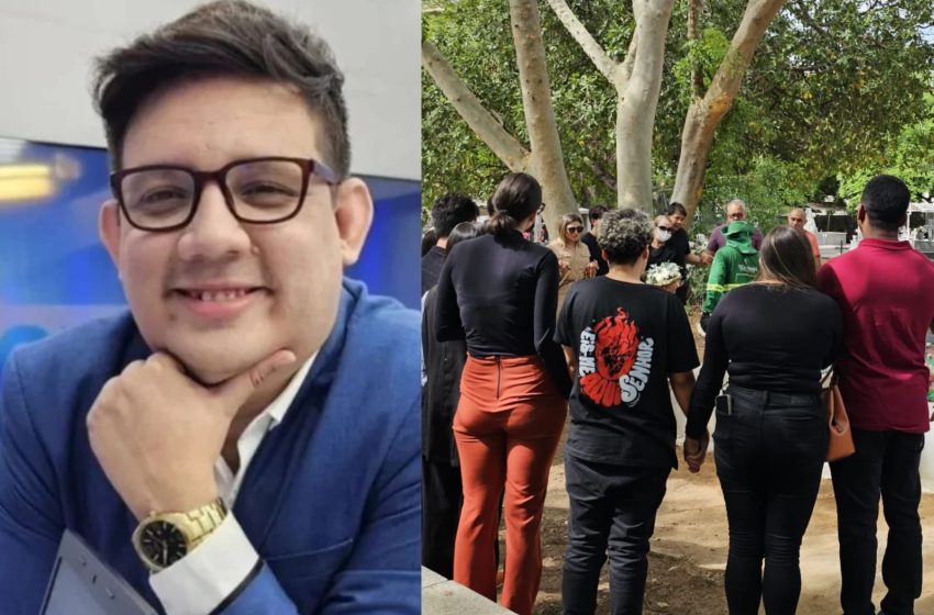  Enterro de Erlan Bastos: família e amigos se despedem com roda de oração e aplausos