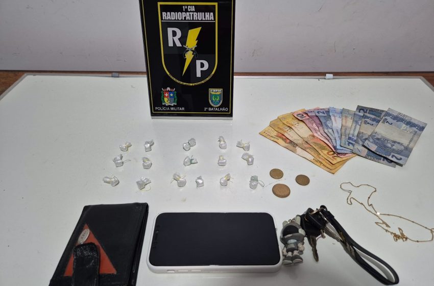  Homem é preso com drogas e moto adulterada após direção perigosa na Zona Norte de Macapá