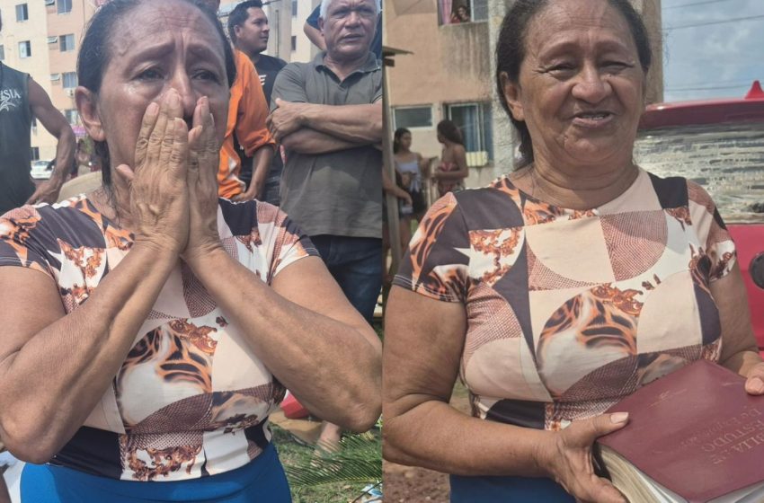  Pastora salva bíblia em incêndio que destruiu imóveis em Macapá: ‘ficamos só com a vida’