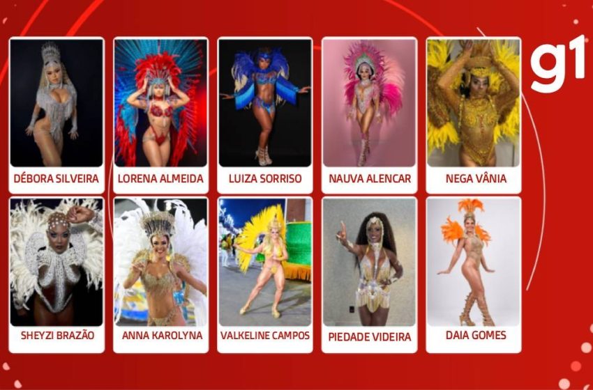  FOTOS: saiba quem são as 10 rainhas de bateria do carnaval do Amapá