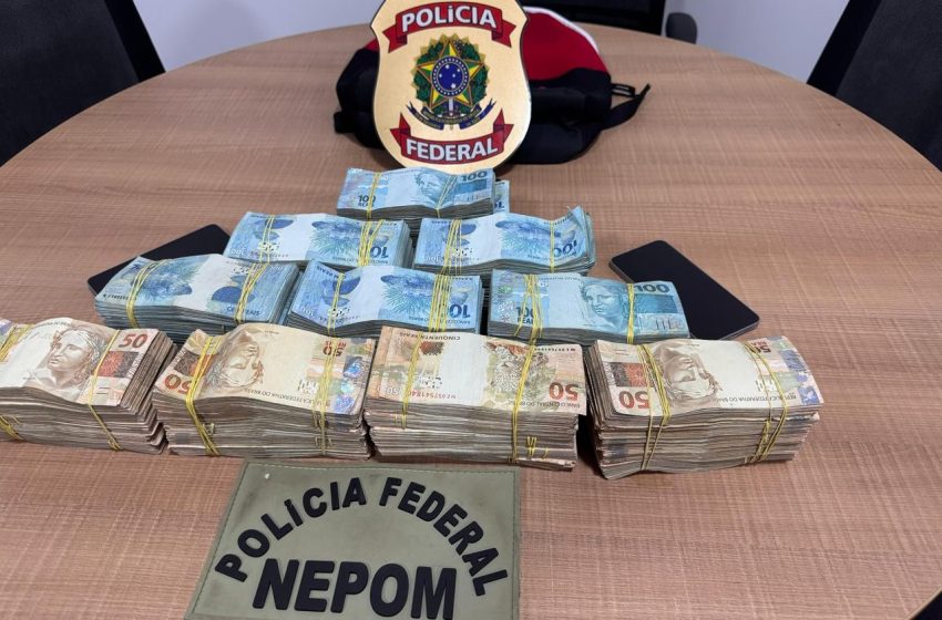  PF prende homem com R$ 400 mil em espécie no extremo norte do Amapá