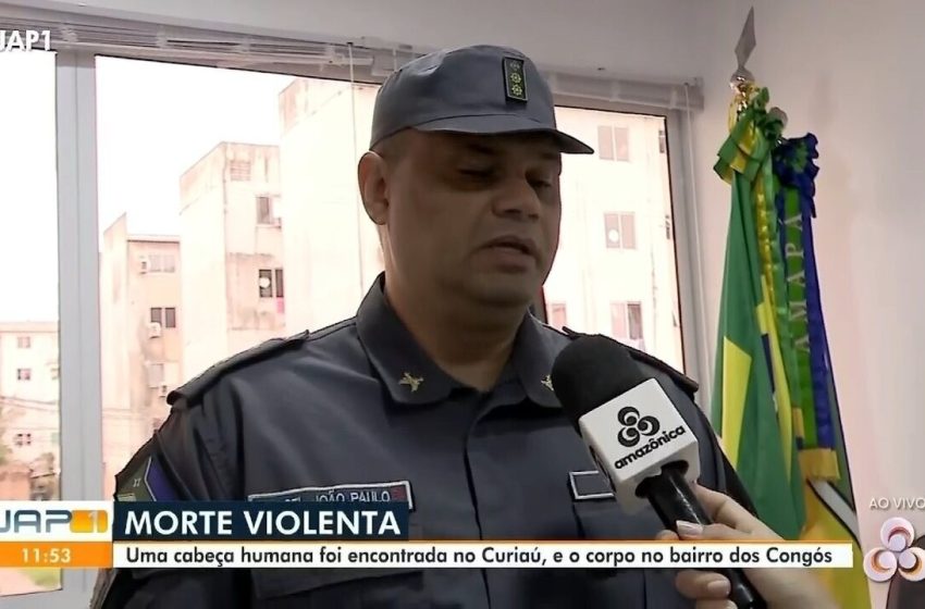  Cabeça humana é encontrada em via pública de Macapá; corpo decapitado é localizado horas depois