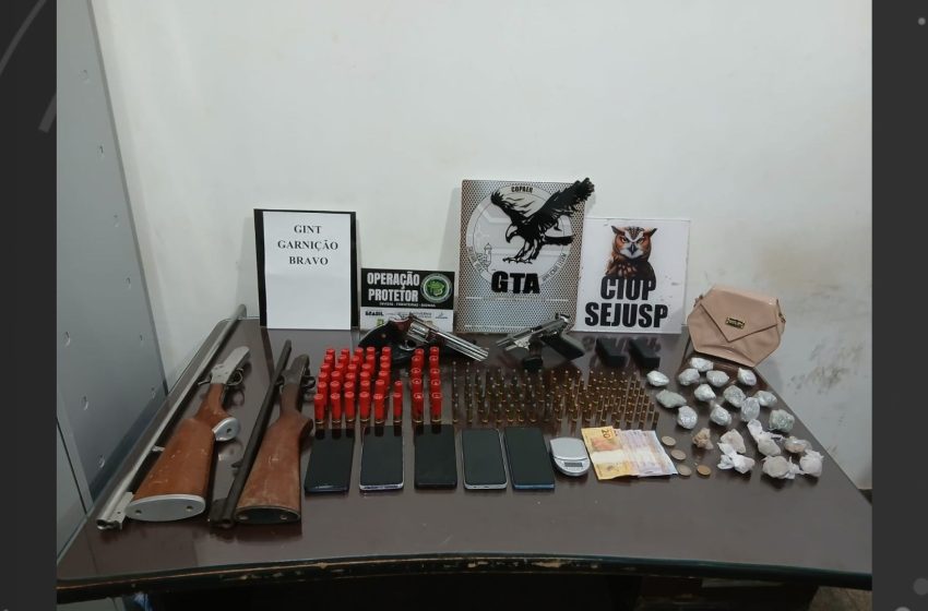  Ação resulta na prisão de investigados por homicídios e tráfico de drogas no Amapá