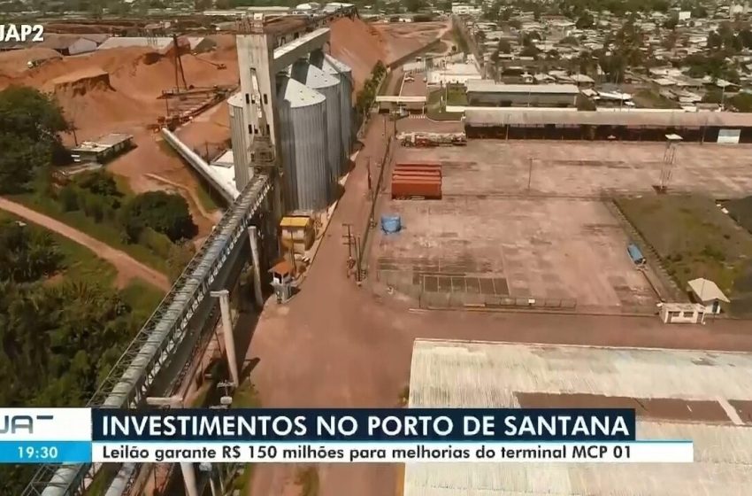  Terminal do Porto de Santana no Amapá é leiloado em SP com contrato de 25 anos