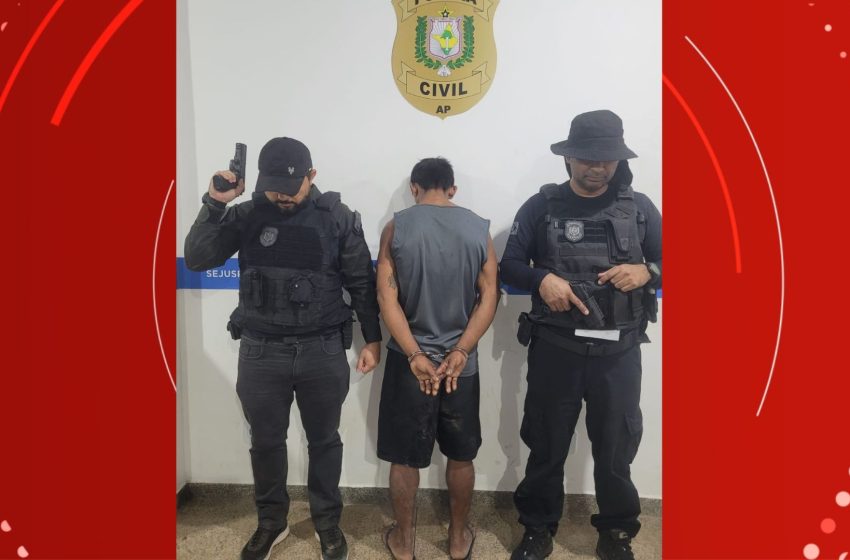  Homem é preso suspeito de estuprar, engravidar e ameaçar matar enteada no Amapá