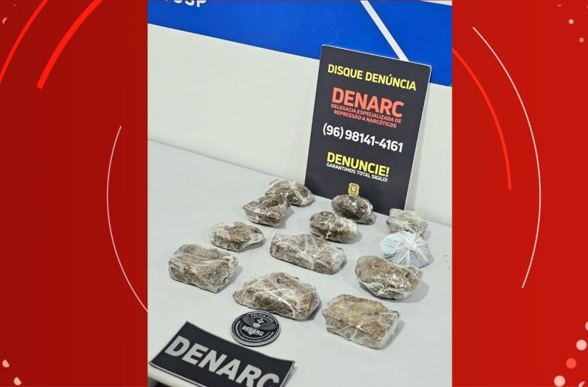  Polícia prende homem após denúncia de entrega de drogas em Macapá