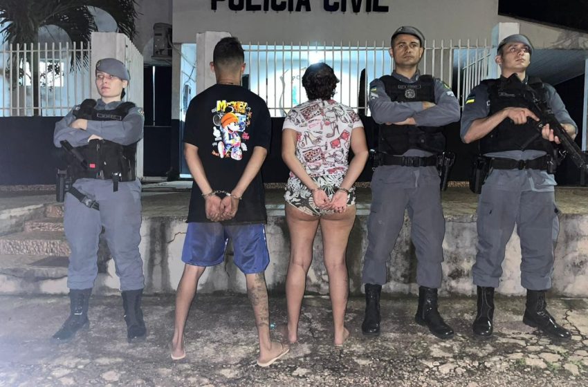  Casal é preso no interior do Amapá por tráfico de drogas e suspeita de homicídio