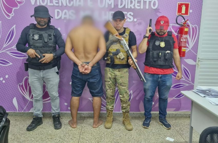  Homem é preso em flagrante por agredir e ameaçar companheira de morte no Amapá