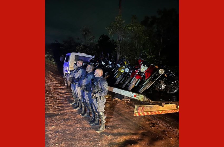 Motocicletas furtadas do Detran são encontradas em área de mata em Macapá
