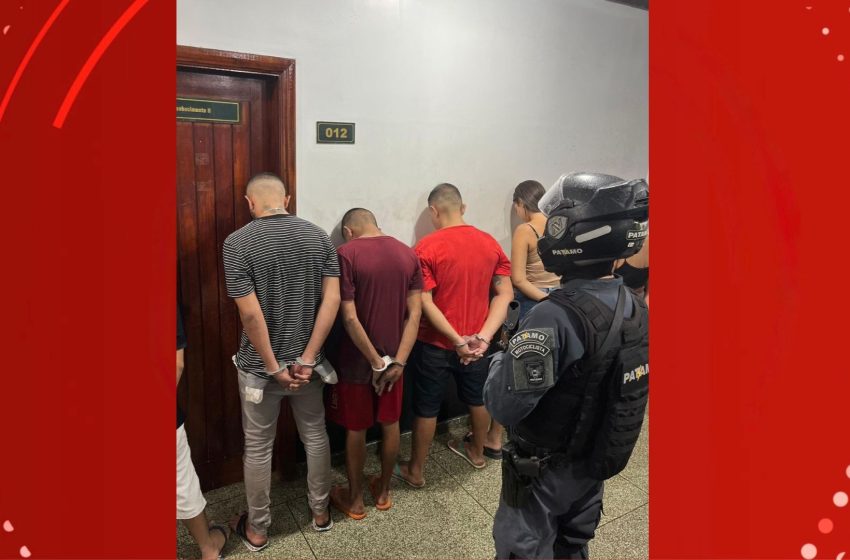  Polícia prende 5 suspeitos em ponto de venda de drogas na Zona Norte de Macapá
