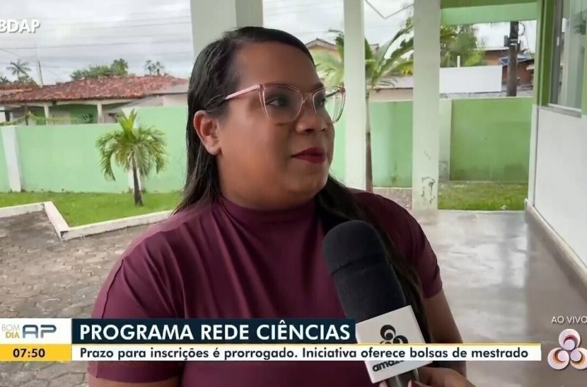  Inscrições para o programa Rede Ciências são prorrogadas; saiba como participar
