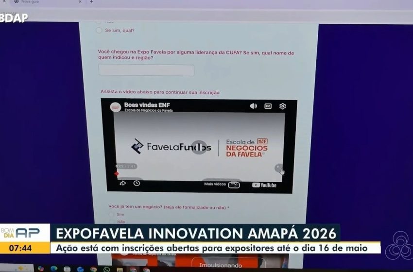  Expo Favela Innovation Amapá 2026 abre inscrições para empreendedores