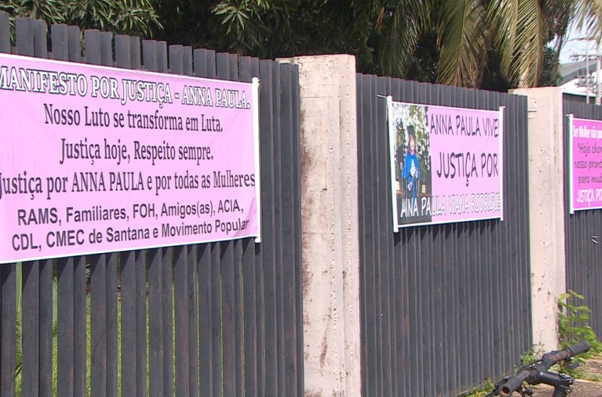  Caso Ana Paula: protesto é realizado por familiares de jovem morta estrangulada em Santana