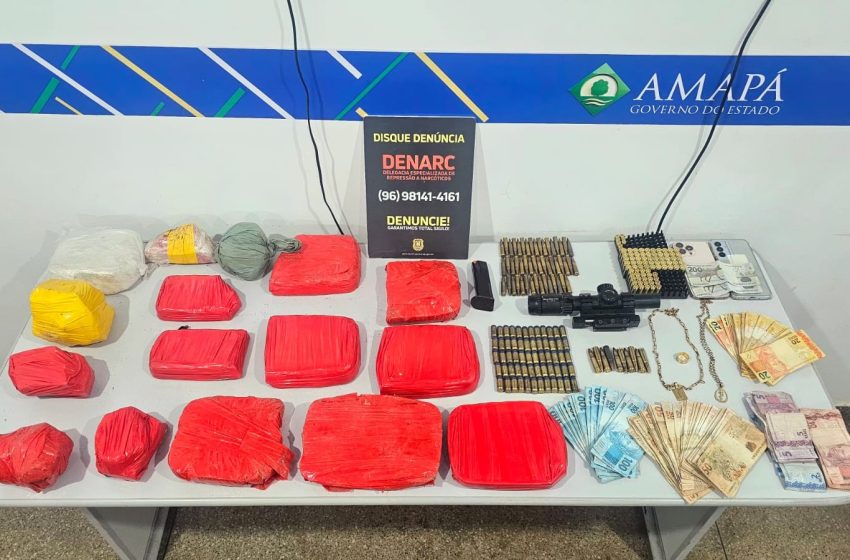  Polícia prende quadrilha que trazia drogas da Bolívia para o Amapá e apreende 13 quilos de crack