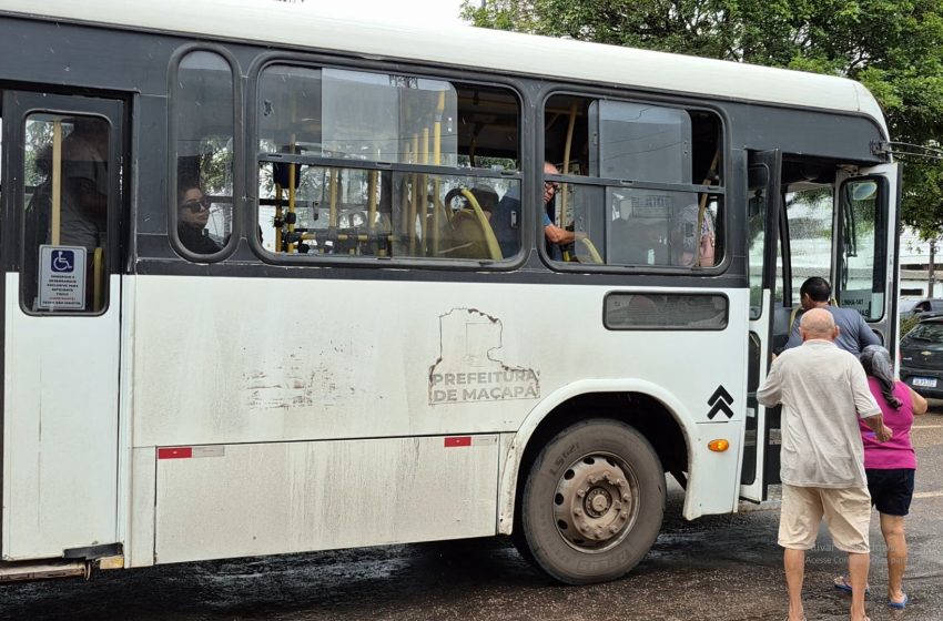  Motoristas de empresa de ônibus em Macapá alegam falta de pagamento e paralisam atividades