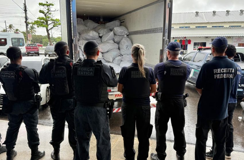  Receita Federal apreende produtos sem comprovação de origem em lojas do Centro de Macapá