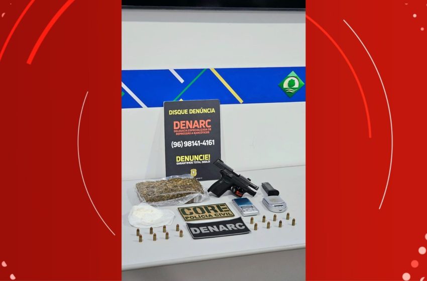  Suspeito de tráfico é preso em Macapá após tentar fugir e jogar drogas pela janela de apartamento