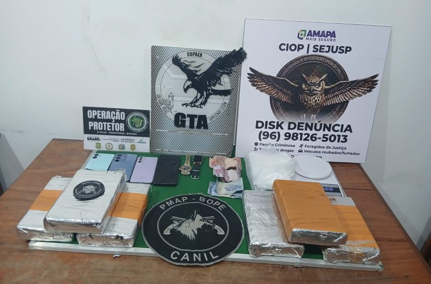  Polícia apreende 6 kg de cocaína em embarcação que saiu de Belém para o Amapá