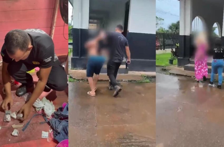  Polícia Civil prende casal suspeito de tráfico em Oiapoque