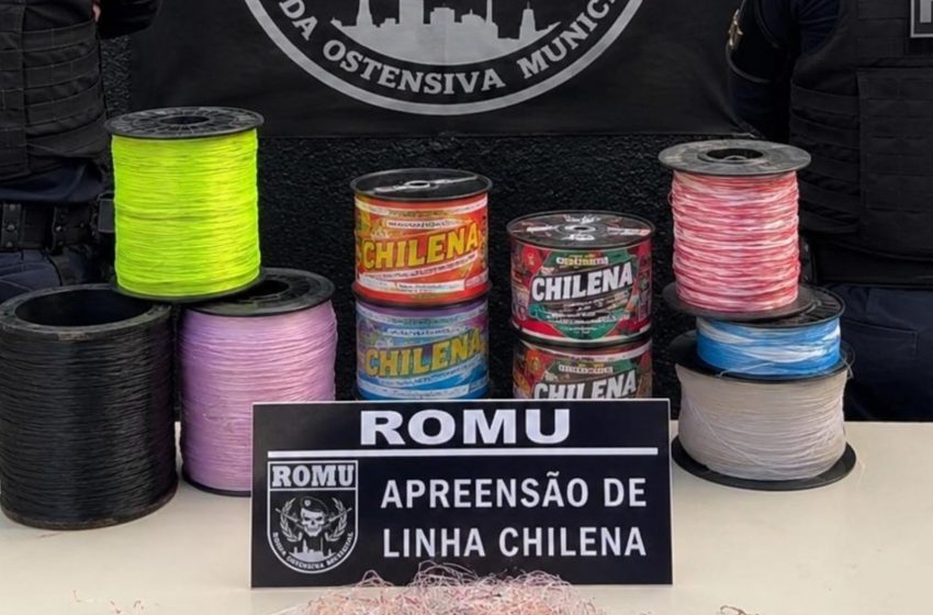  Carretéis de linha chilena são apreendidos na Fortaleza de São José, em Macapá