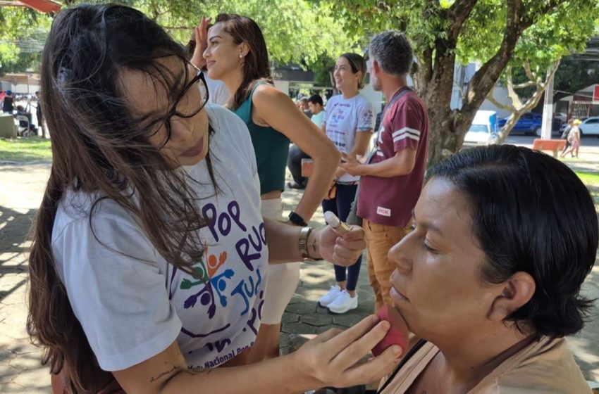  Ação distribui alimentos e oferece atendimentos de saúde a pessoas em situação de rua em Macapá