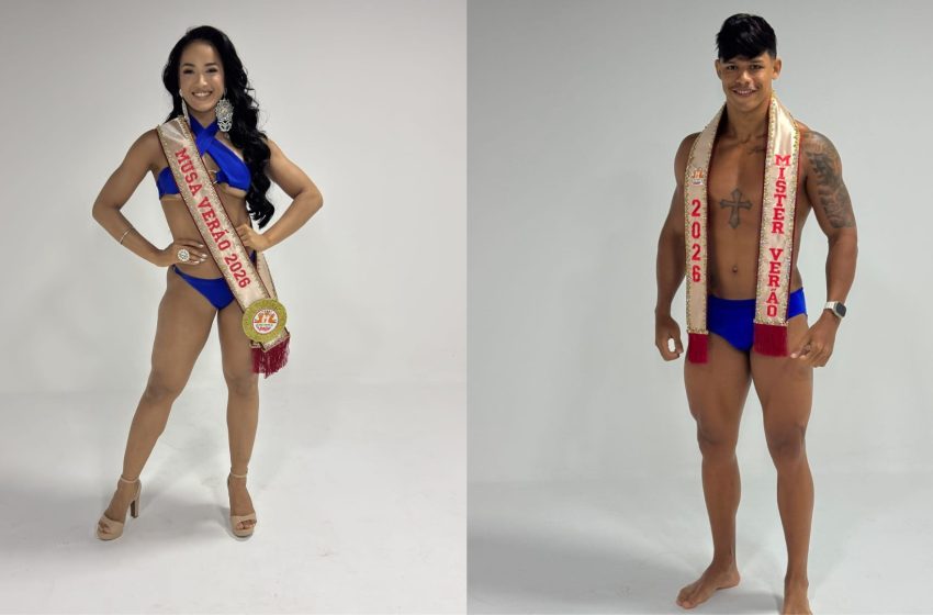  Yala Vasconcelos e Talison Costa são os vencedores do Musa e Mister Verão 2026 em Macapá