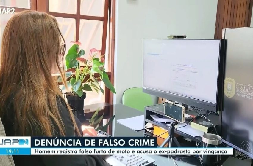  No Amapá, homem denuncia ex-padrasto por roubo de moto e polícia descobre falso BO