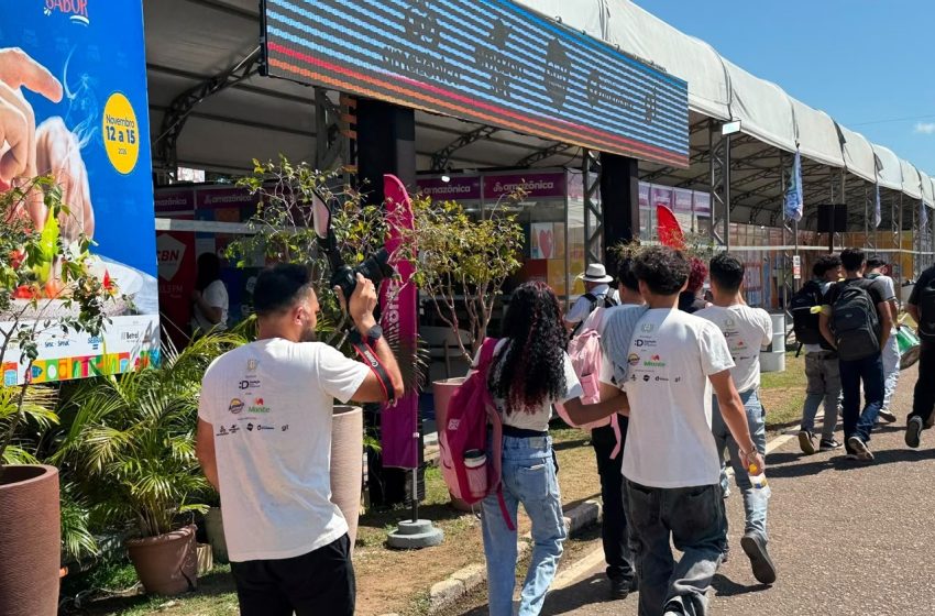  'Experiência bem top': estudantes participam de passeio interativo na Expofeira do Amapá