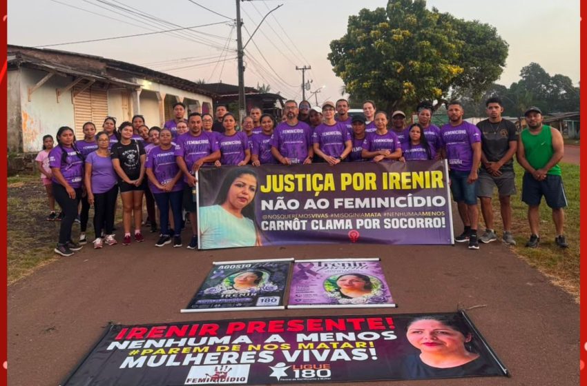  Após 10 meses, caminhada cobra Justiça por mulher esquartejada pelo vizinho no interior do AP