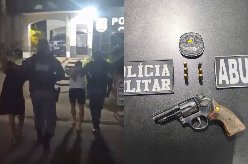  Dupla é presa em flagrante após tentar assaltar farmácia em Laranjal do Jari, no AP